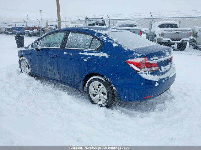 2013 Honda Civic Lx მანქანა იყიდება აუქციონზე, vin: 2HGFB2F47DH037799, აუქციონის ნომერი: 12566955