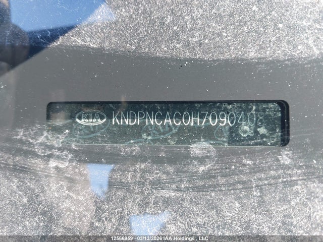 KNDPNCAC0H7090408 KIA Sportage Ex
