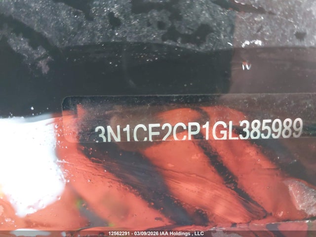 Продаж на аукціоні авто 2016 Nissan Versa Note 1.6 S/1.6 Sl/1.6 Sr/1.6 Sv, vin: 3N1CE2CP1GL385989, номер лоту: 12562291
