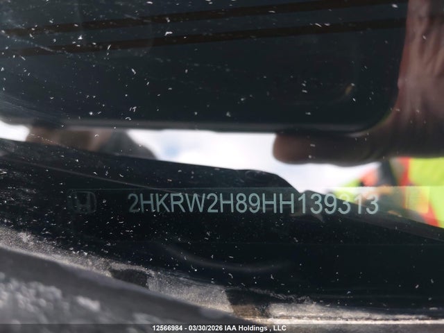 2017 Honda Cr-v Exl მანქანა იყიდება აუქციონზე, vin: 2HKRW2H89HH139313, აუქციონის ნომერი: 12566984