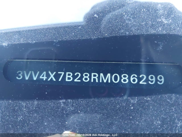 12567046 :رقم المزاد ، 3VV4X7B28RM086299 vin ، 2024 Volkswagen Taos Highline مزاد بيع