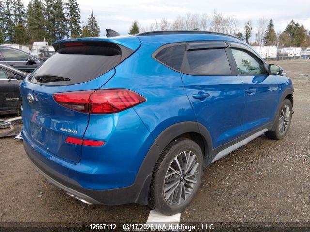 2021 Hyundai Tucson Luxury მანქანა იყიდება აუქციონზე, vin: KM8J3CAL4MU342289, აუქციონის ნომერი: 12567112
