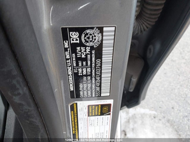 55SWF4KB4FU027600 Mercedes-Benz C 300 4matic