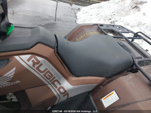 12567149 :رقم المزاد ، 1HFTE46L5M4650017 vin ، 2021 Honda Trx520 Fa مزاد بيع