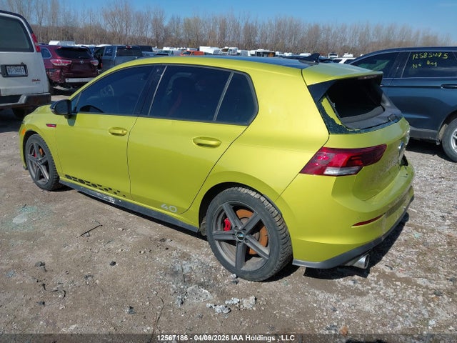 12567186 :رقم المزاد ، WVW4A7CD8PW183063 vin ، 2023 Volkswagen Golf Gti 40th Anniversary مزاد بيع