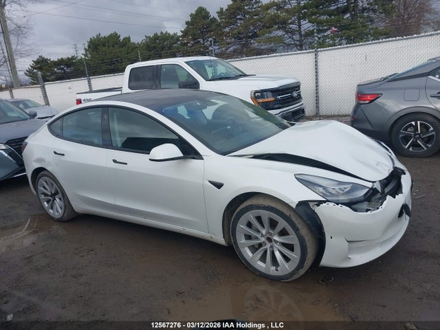 Aukcja sprzedaży 2022 Tesla Model 3, vin: 5YJ3E1EAXNF258220, numer aukcji: 12567276