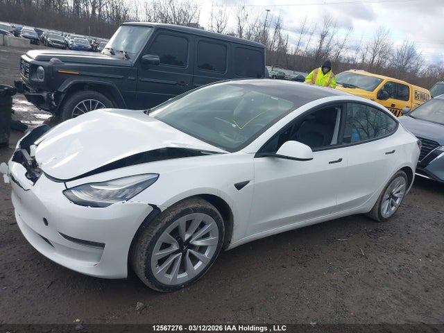 Aukcja sprzedaży 2022 Tesla Model 3, vin: 5YJ3E1EAXNF258220, numer aukcji: 12567276