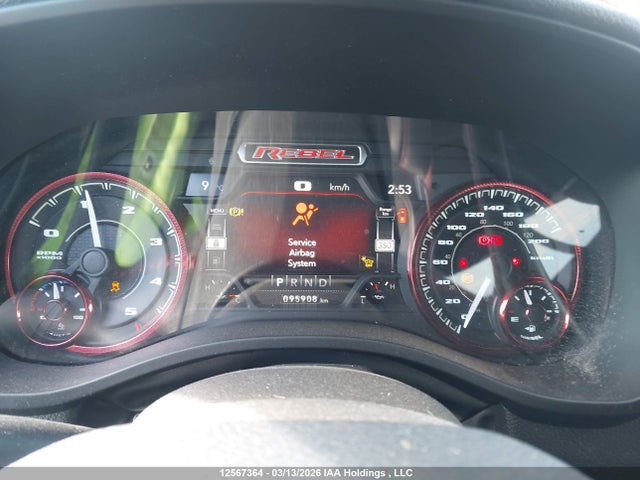 12567364 :رقم المزاد ، 1C6SRFLM5NN212569 vin ، 2022 Ram 1500 Rebel مزاد بيع