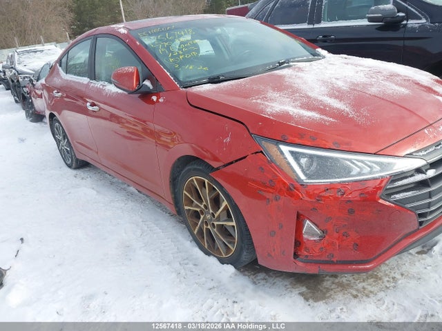 2019 Hyundai Elantra Sel/value/limited მანქანა იყიდება აუქციონზე, vin: KMHD84LF5KU770865, აუქციონის ნომერი: 12567418