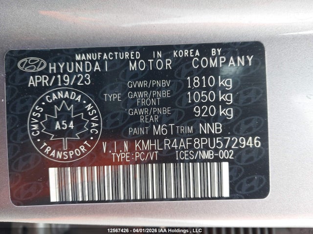 Продаж на аукціоні авто 2023 Hyundai Elantra N Line Unlimited Dct, vin: KMHLR4AF8PU572946, номер лоту: 12567426