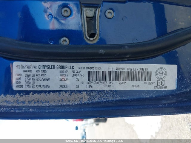Aukcja sprzedaży 2011 Ram Ram 1500 Slt, vin: 1D7RV1GT3BS599925, numer aukcji: 12567437