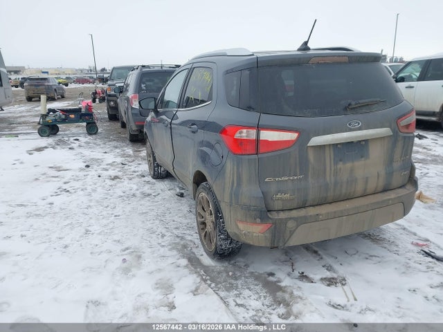 Aukcja sprzedaży 2019 Ford Ecosport Titanium, vin: MAJ6S3KLXKC302481, numer aukcji: 12567442