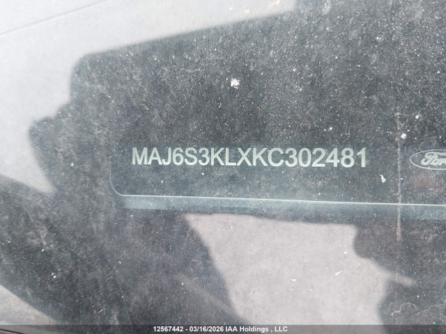 Aukcja sprzedaży 2019 Ford Ecosport Titanium, vin: MAJ6S3KLXKC302481, numer aukcji: 12567442
