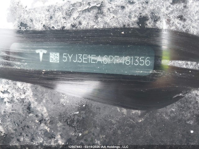 Aukcja sprzedaży 2023 Tesla Model 3 Rwd, vin: 5YJ3E1EA6PF481356, numer aukcji: 12567443
