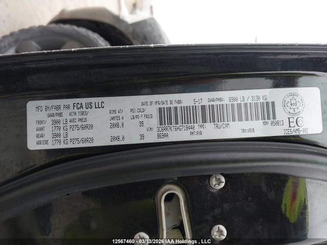 3C6RR7KT6HG718440 RAM 1500 St