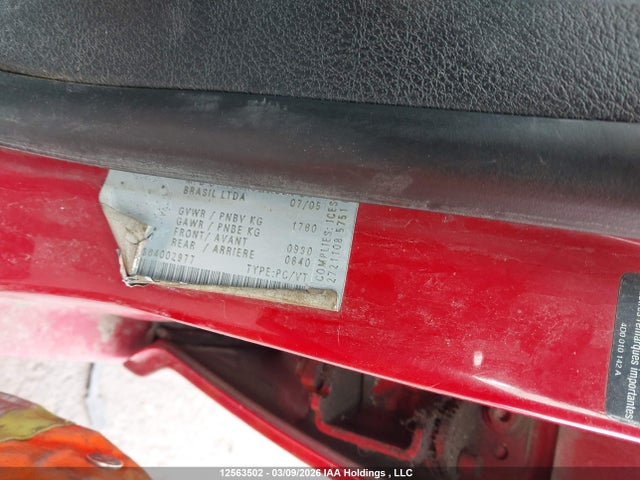 Продаж на аукціоні авто 2006 Volkswagen Golf Cl, vin: 9BWEL21J364002977, номер лоту: 12563502