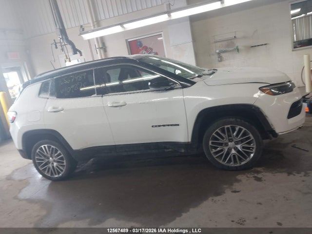 12567489 :رقم المزاد ، 3C4NJDCB1NT109875 vin ، 2022 Jeep Compass Limited مزاد بيع