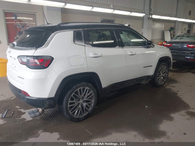 12567489 :رقم المزاد ، 3C4NJDCB1NT109875 vin ، 2022 Jeep Compass Limited مزاد بيع