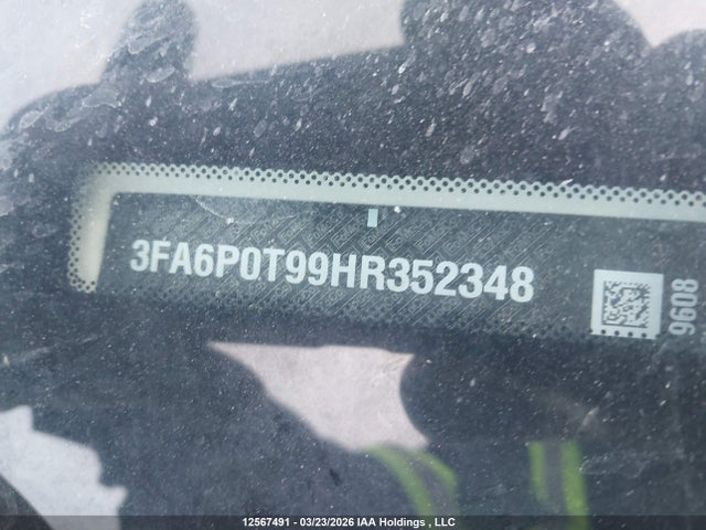 Aukcja sprzedaży 2017 Ford Fusion Se, vin: 3FA6P0T99HR352348, numer aukcji: 12567491