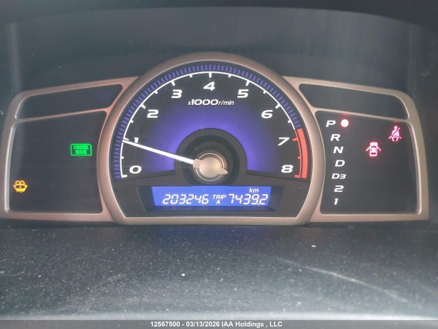 12567500 :رقم المزاد ، 2HGFA16619H028442 vin ، 2009 Honda Civic Sport مزاد بيع
