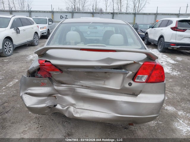 12567503 :رقم المزاد ، 2HGES16623H927424 vin ، 2003 Honda Civic Lx مزاد بيع