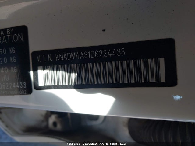 Продаж на аукціоні авто 2013 Kia Rio Ex/lx/lx+/sx, vin: KNADM4A31D6224433, номер лоту: 12555388