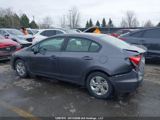 Продажа на аукционе авто 2014 Honda Civic, vin: 2HGFB2F49EH017734, номер лота: 12567570