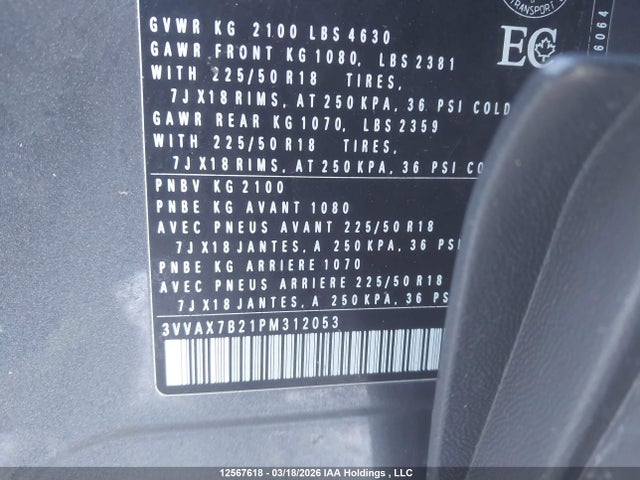 3VVAX7B21PM312053 Volkswagen Taos