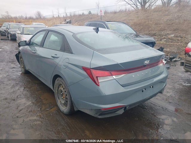 12567645 :رقم المزاد ، KMHLM4AG9NU323074 vin ، 2022 Hyundai Elantra Sel مزاد بيع