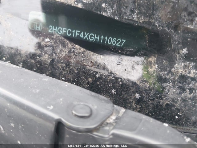 2HGFC1F4XGH110627 Honda CIVIC EX