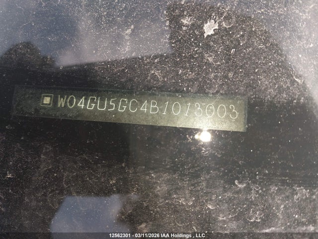 12562301 :رقم المزاد ، W04GU5GC4B1013003 vin ، 2011 Buick Regal Cxl مزاد بيع