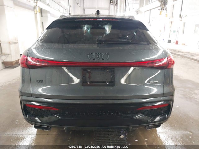 12567748 :رقم المزاد ، WA1EAAGU8S2044752 vin ، 2025 Audi Q5 Sportback Progressiv مزاد بيع