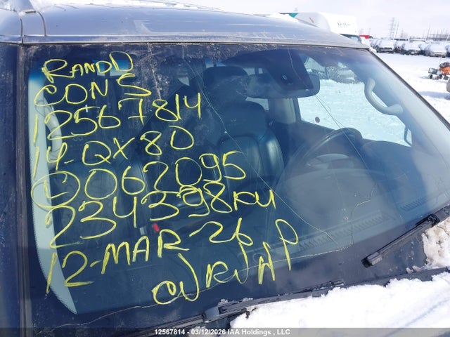 2014 Infiniti Qx80 Base 7 Passenger მანქანა იყიდება აუქციონზე, vin: JN8AZ2NE2E9062095, აუქციონის ნომერი: 12567814