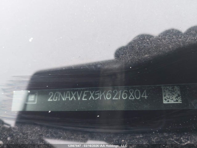 2GNAXVEX5K6216804 Chevrolet EQUINOX LT