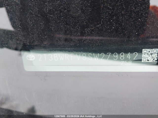 12567889 :رقم المزاد ، 2T3BWRFV8SW279842 vin ، 2025 Toyota Rav4 Le مزاد بيع
