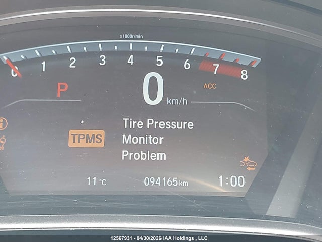 2HKRW2H91JH123458 Honda Cr-v Touring