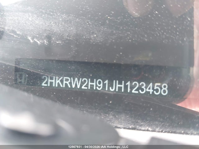 2HKRW2H91JH123458 Honda Cr-v Touring