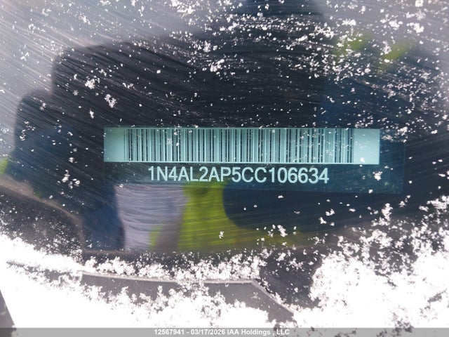 Aukcja sprzedaży 2012 Nissan Altima, vin: 1N4AL2AP5CC106634, numer aukcji: 12567941