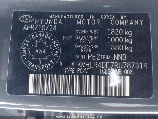 Hyundai Elantra N Line Ultimate 2024 KMHLR4DF7RU787314 Image 9