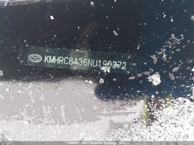 Продаж на аукціоні авто 2022 Hyundai Venue Sel/limited, vin: KMHRC8A36NU190372, номер лоту: 12568001