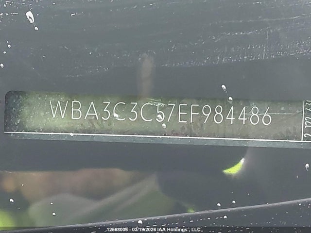 Продажа на аукционе авто 2014 Bmw 320 I Xdrive, vin: WBA3C3C57EF984486, номер лота: 12568006