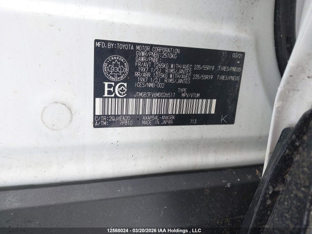 JTMGB3FV6MD026517 Toyota Rav4 Prime Xse