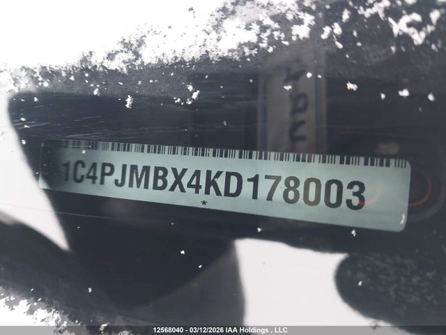 Продажа на аукционе авто 2019 Jeep Cherokee Trailhawk, vin: 1C4PJMBX4KD178003, номер лота: 12568040