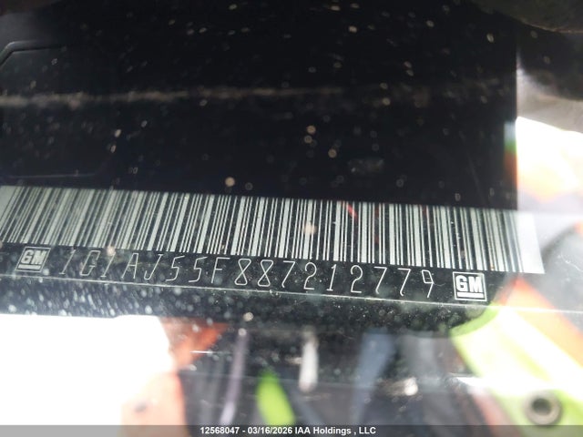 12568047 :رقم المزاد ، 1G1AJ55F887212779 vin ، 2008 Chevrolet Cobalt Ls مزاد بيع