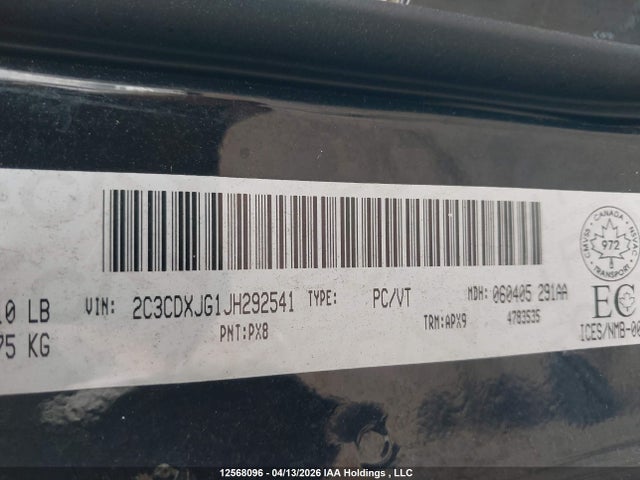 Aukcja sprzedaży 2018 Dodge Charger Gt, vin: 2C3CDXJG1JH292541, numer aukcji: 12568096