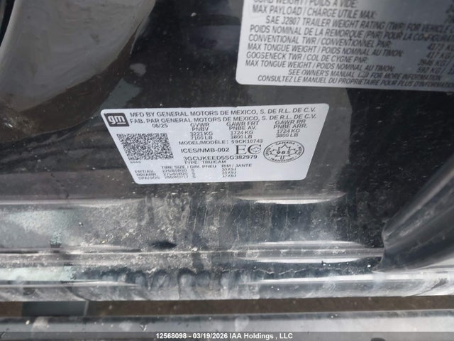 Продажа на аукционе авто 2025 Chevrolet Silverado 1500, vin: 3GCUKEED5SG382979, номер лота: 12568098