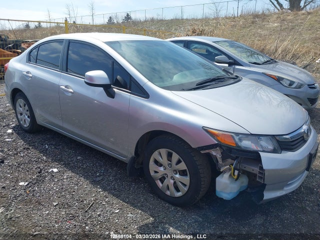 2012 Honda Civic Sdn მანქანა იყიდება აუქციონზე, vin: 2HGFB2F49CH049984, აუქციონის ნომერი: 12568104
