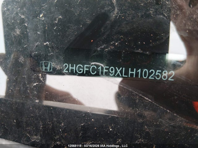 2HGFC1F9XLH102582 Honda Civic Touring
