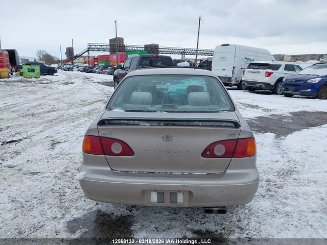 2001 Toyota Corolla Ce/le/s მანქანა იყიდება აუქციონზე, vin: 2T1BR12E01C816095, აუქციონის ნომერი: 12568132