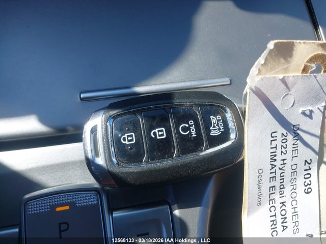 Продаж на аукціоні авто 2022 Hyundai Kona Sel, vin: KM8K33AG5NU149979, номер лоту: 12568133